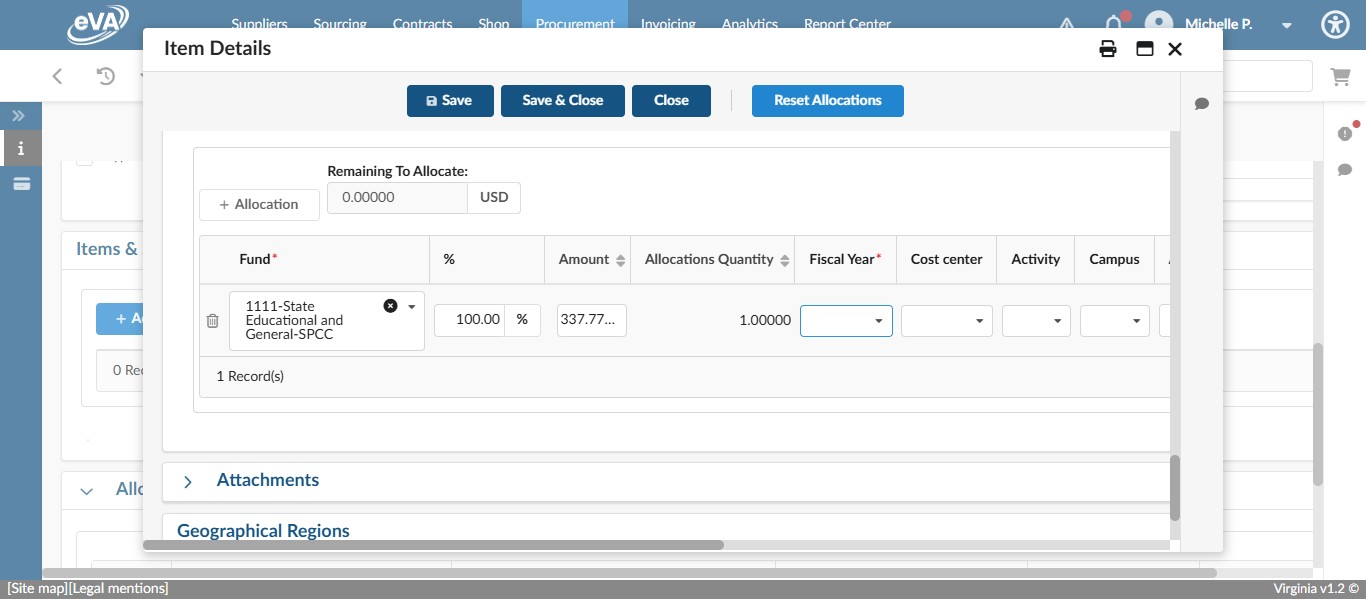 Enter the Fiscal Year.