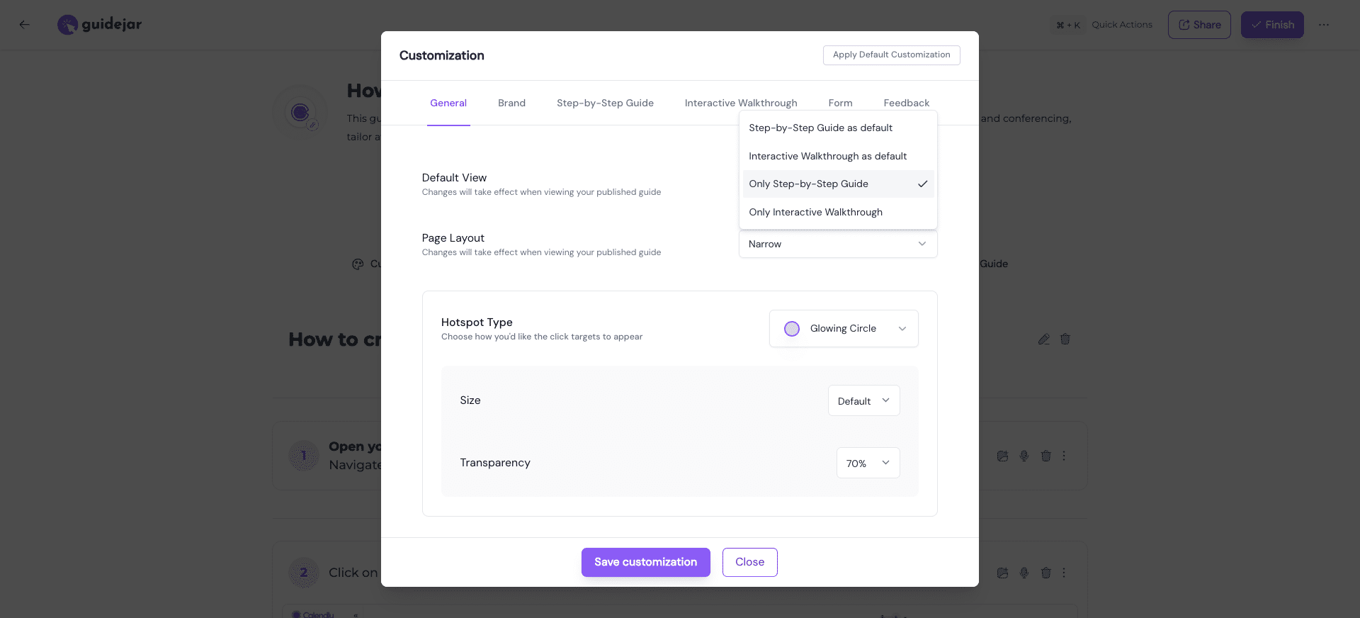 Select your preferred option