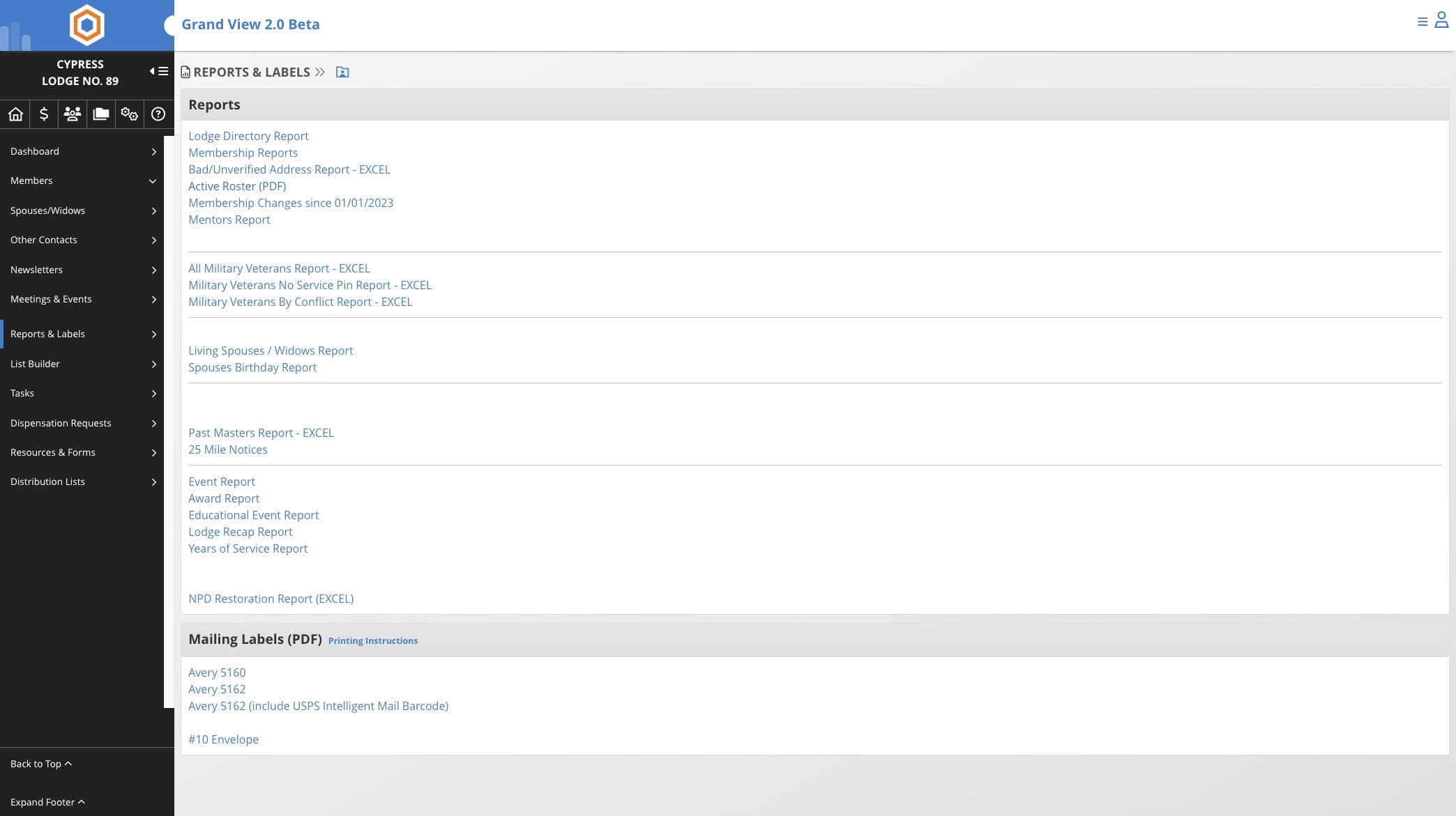 Click on "Active Roster (PDF)"