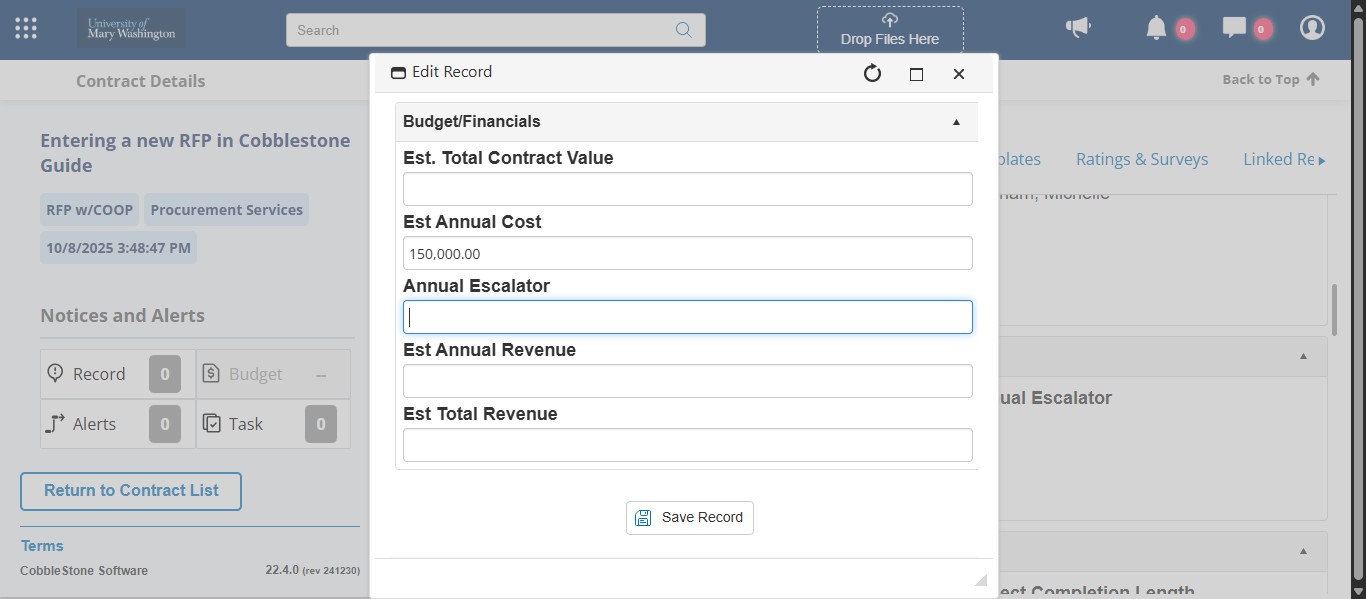 If your negotiated contract has an annual escalation clause for renewals, enter the escalation here. This could be a percentage, a CPI table reference, etc.