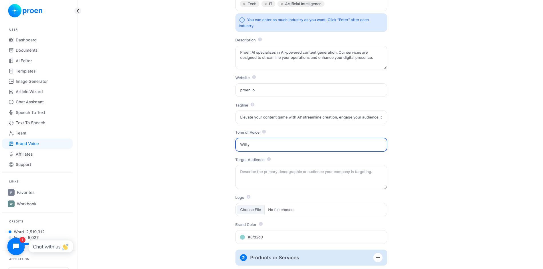 Give a brief description of the target audience of your organization
