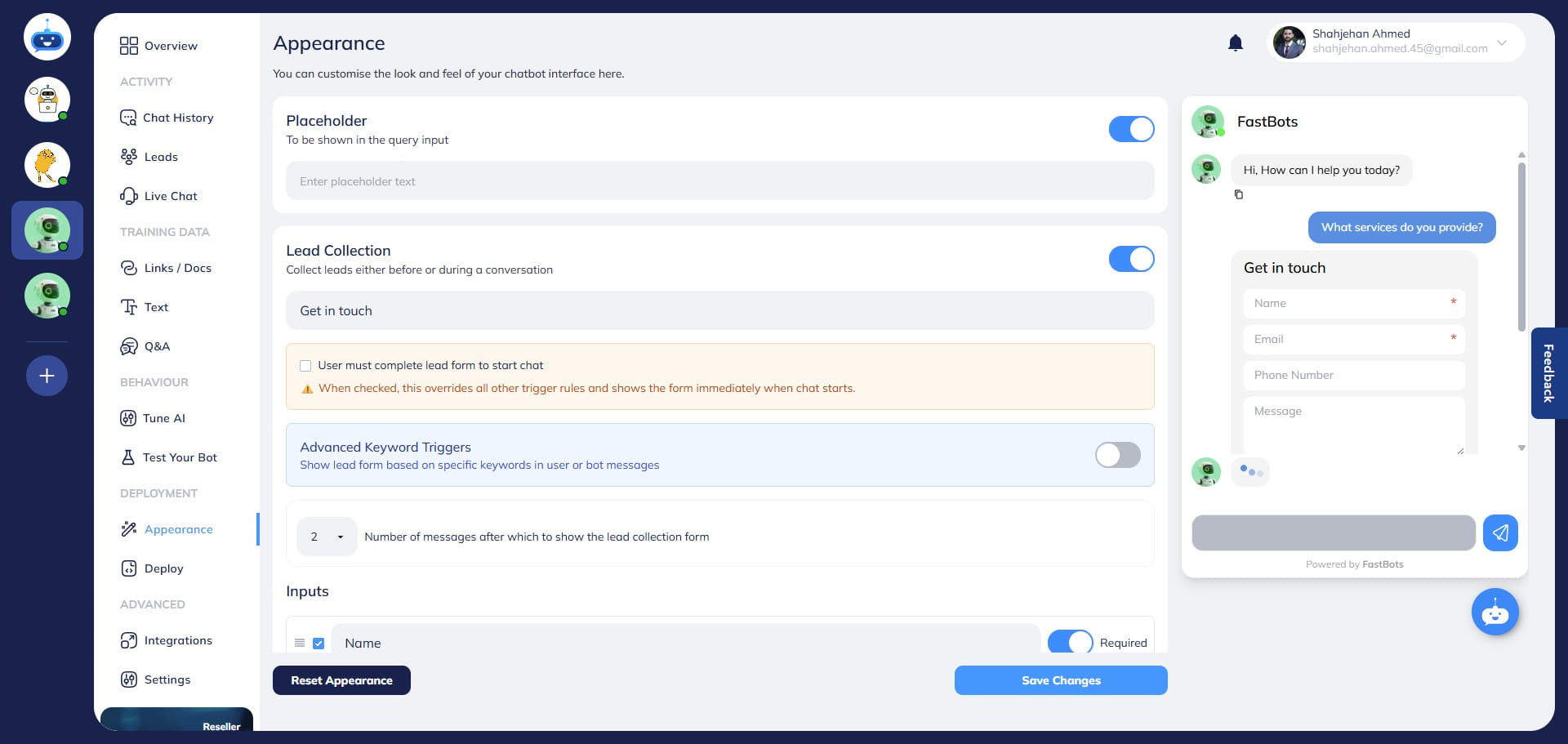 You can add a "Lead Form Title"