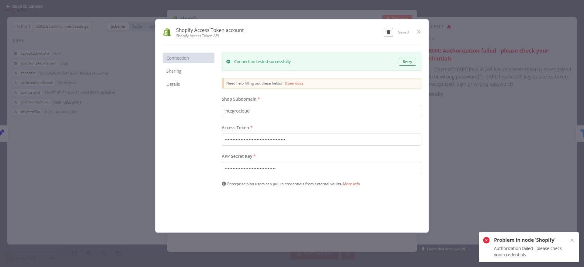 Connection stablished successfully
