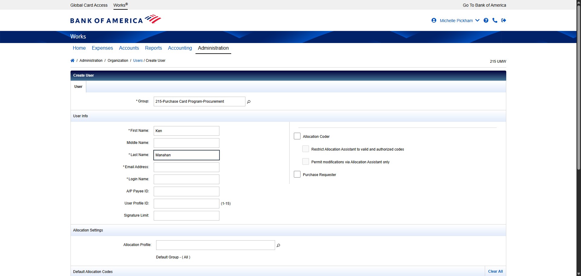 Enter the Approver's Last Name.