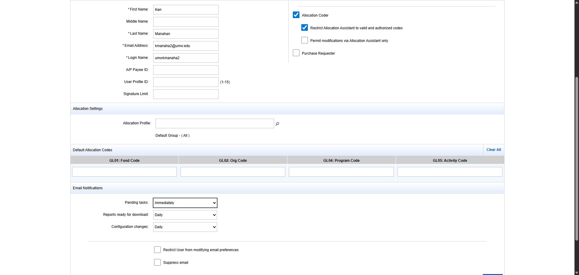 Change Reports ready for download from Daily to "Immediately"