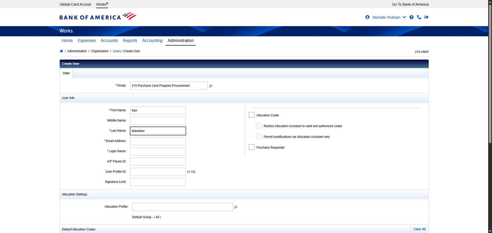 Enter the Approver's Email Address.