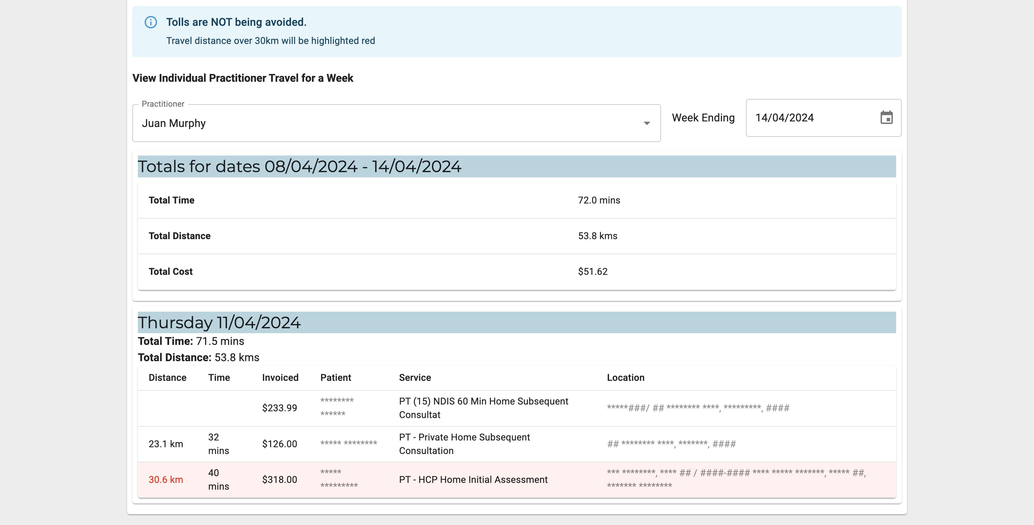 With customisable Alerts for maximum desired journey lengths
