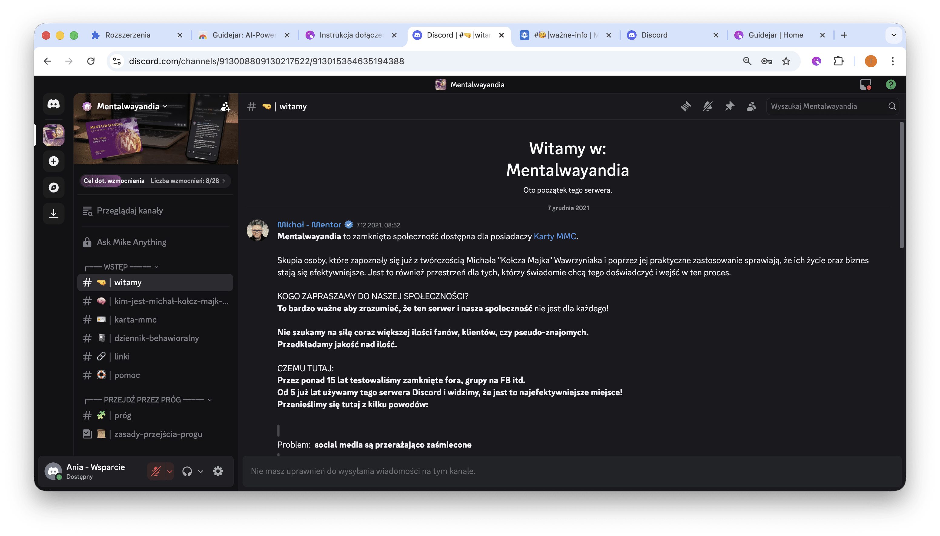 I gotowe, witamy w Mentalwayandii! 