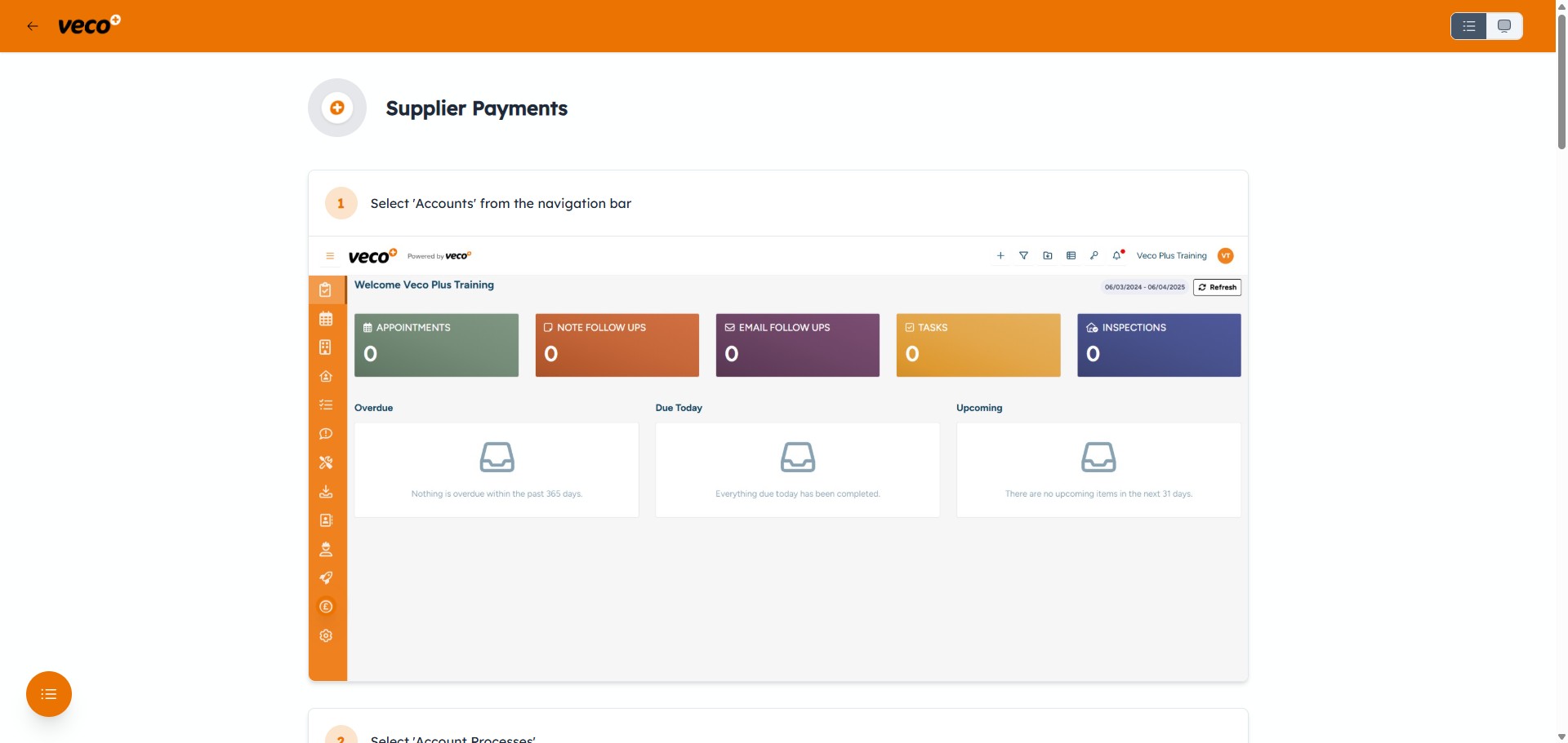 You can switch the viewing mode from step by step to interactive by selecting the interactive icon in the upper right corner