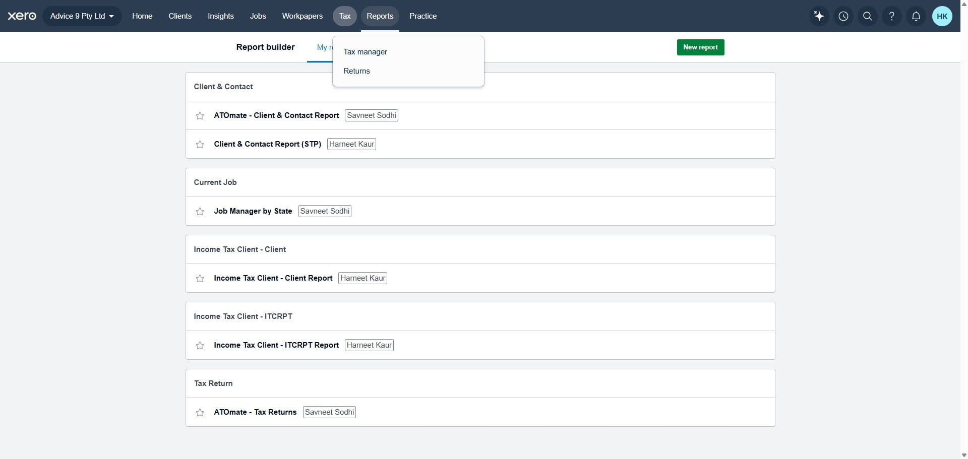 Click Reports