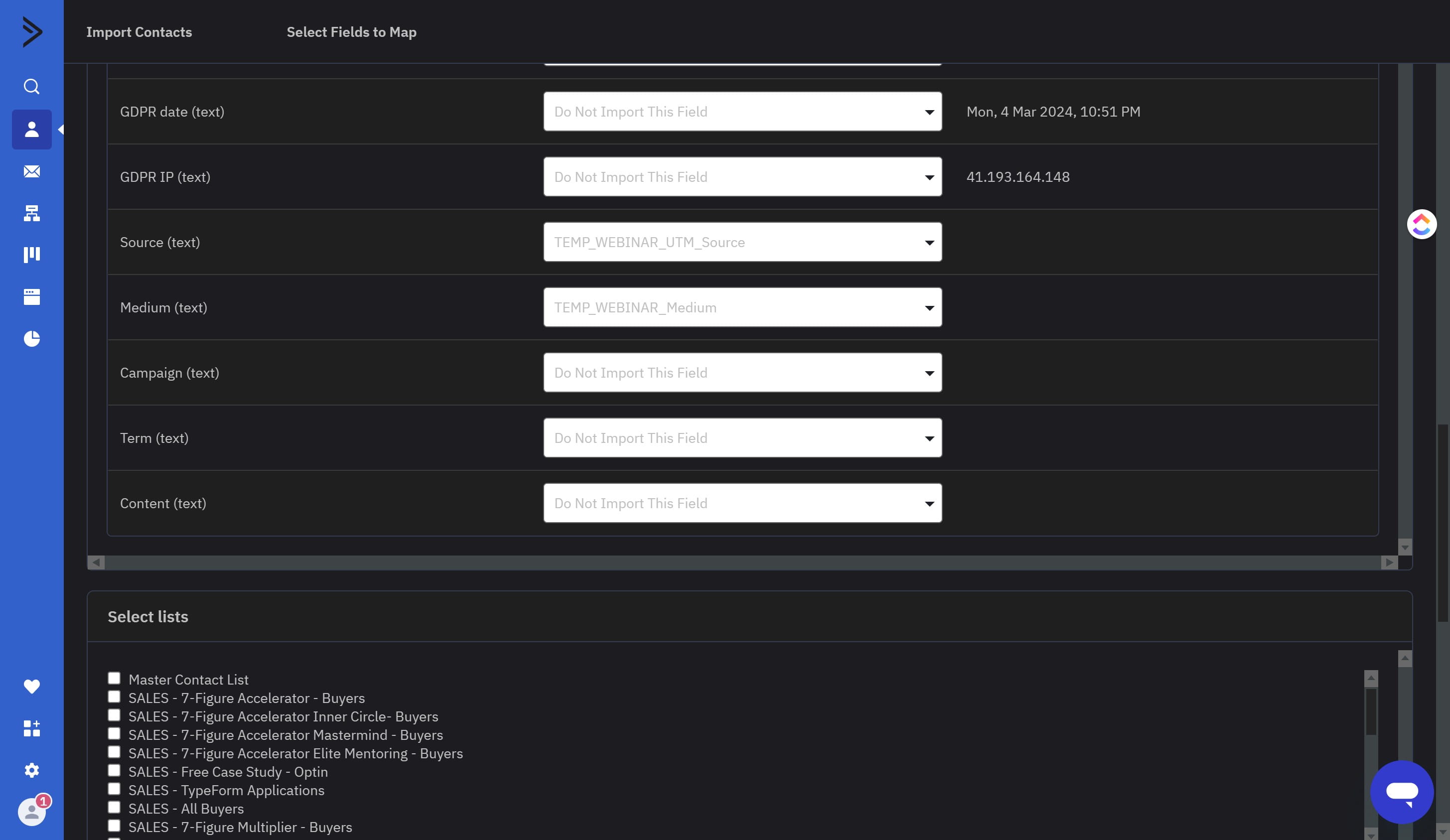 Select TEMP_WEBINAR_Medium