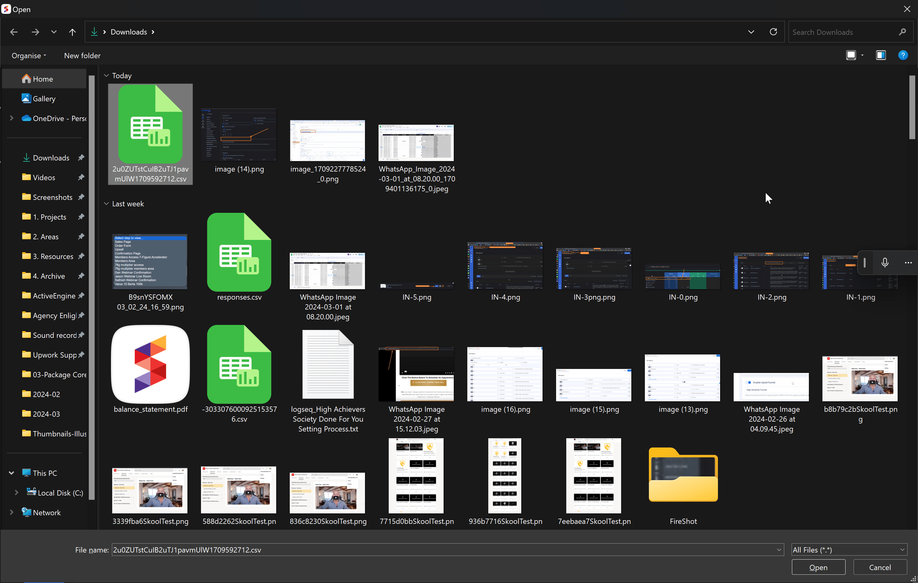 Select your file to upload