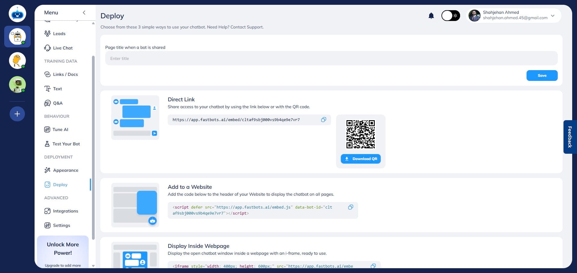 Copy the "Direct Link" and open it in a new tab.