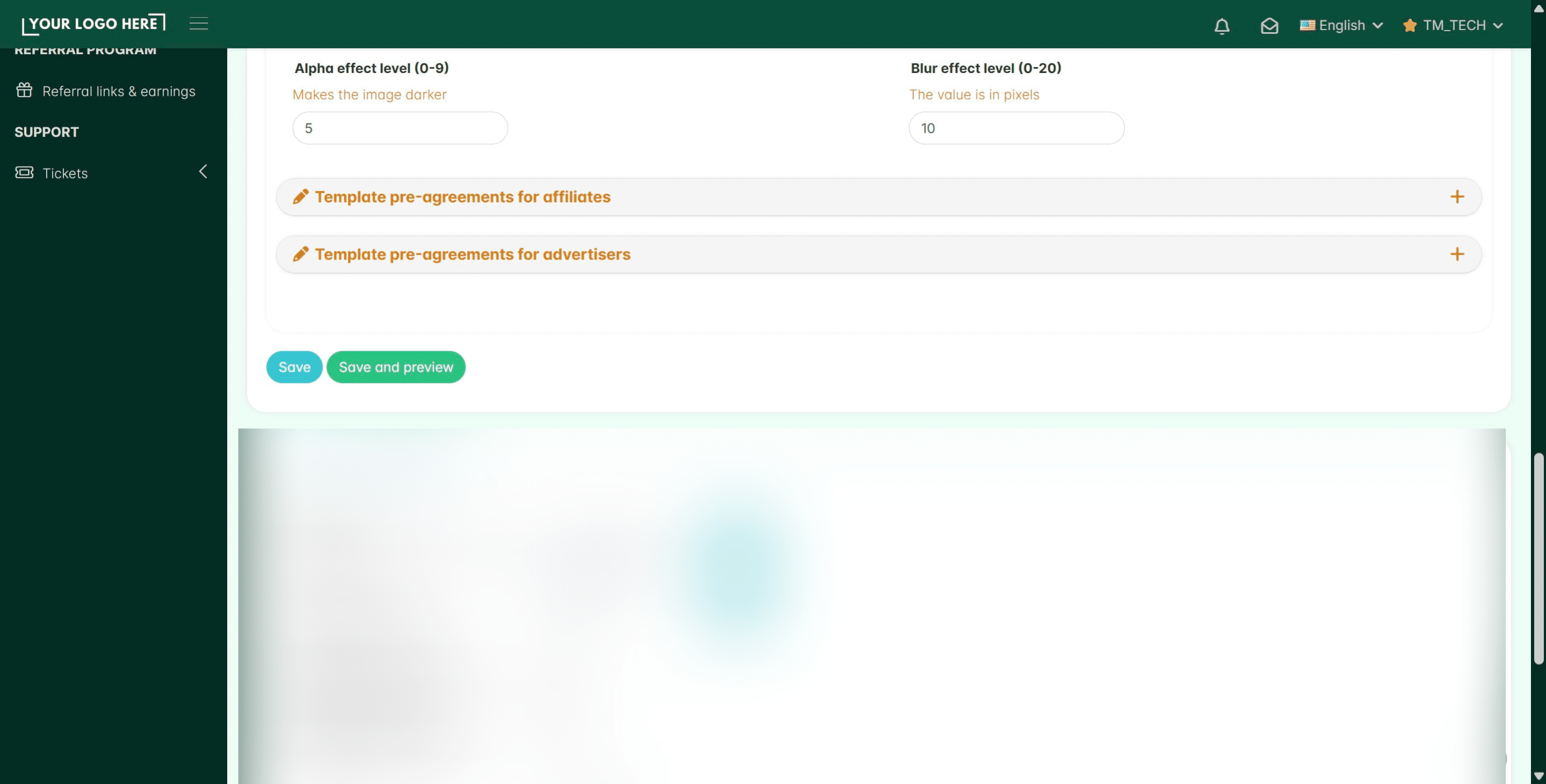 **- and manage the onboarding agreements for affiliates and advertisers.**