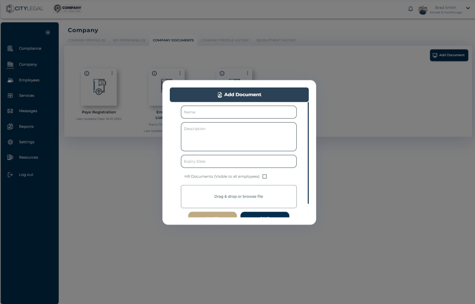 Fill in the details about the document and upload the document. 
