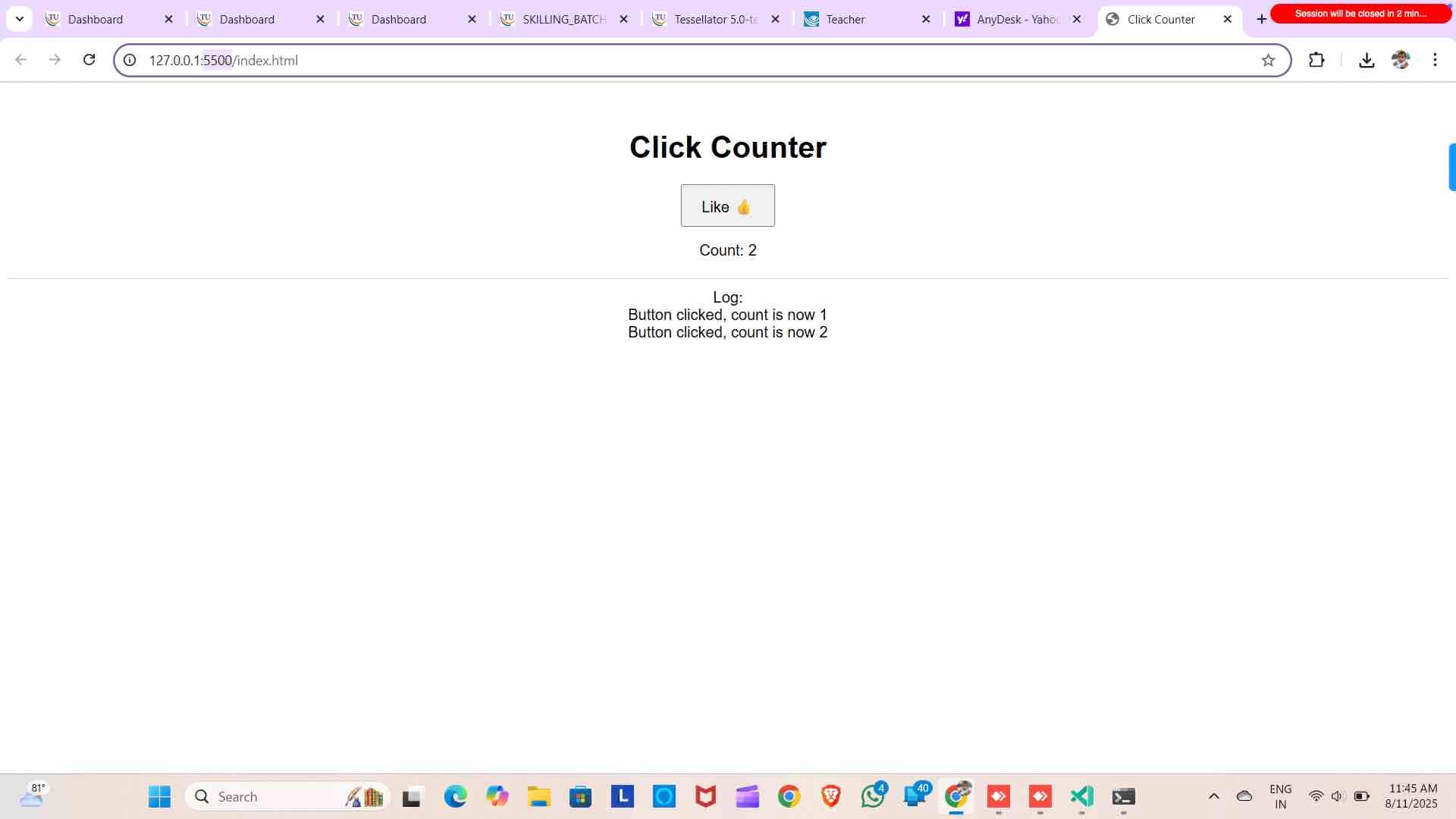 Replace the IP address