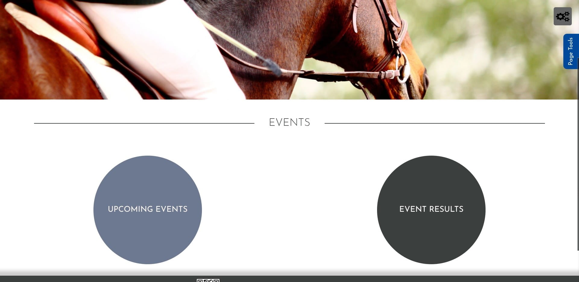 Click on "Upcoming Events"