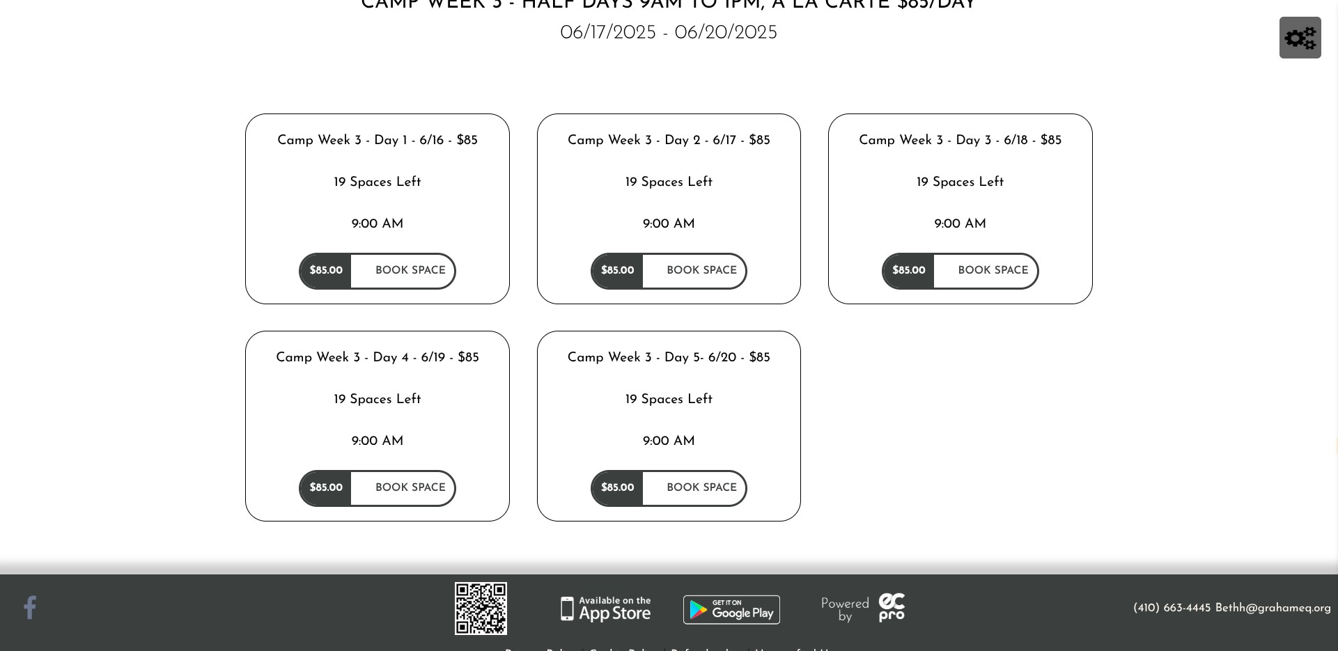 Click on the day you want to book (this is an example of a single day, example for multiple days is later in this script)