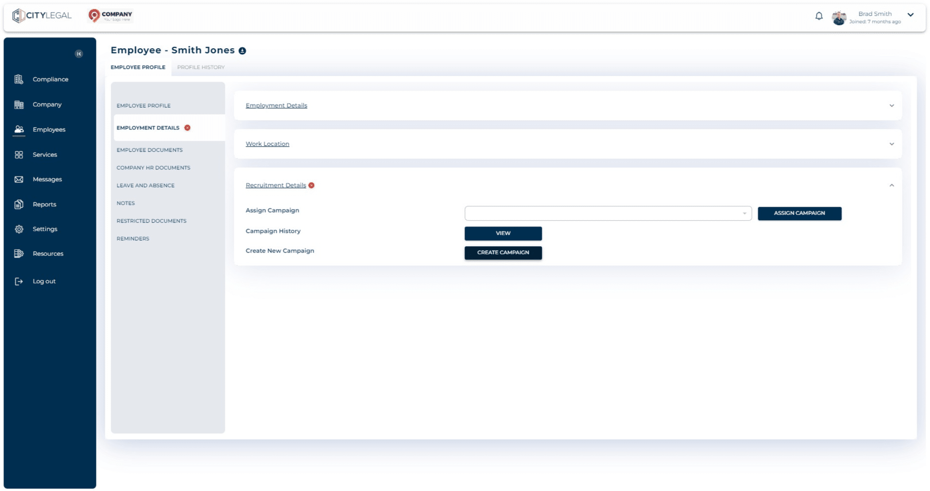 Click on "Create Campaign" to create a brand new campaign.
