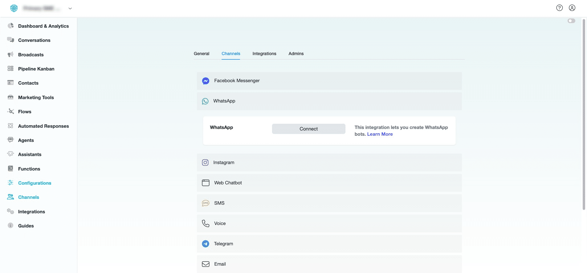 Click "Connect" to begin the process.