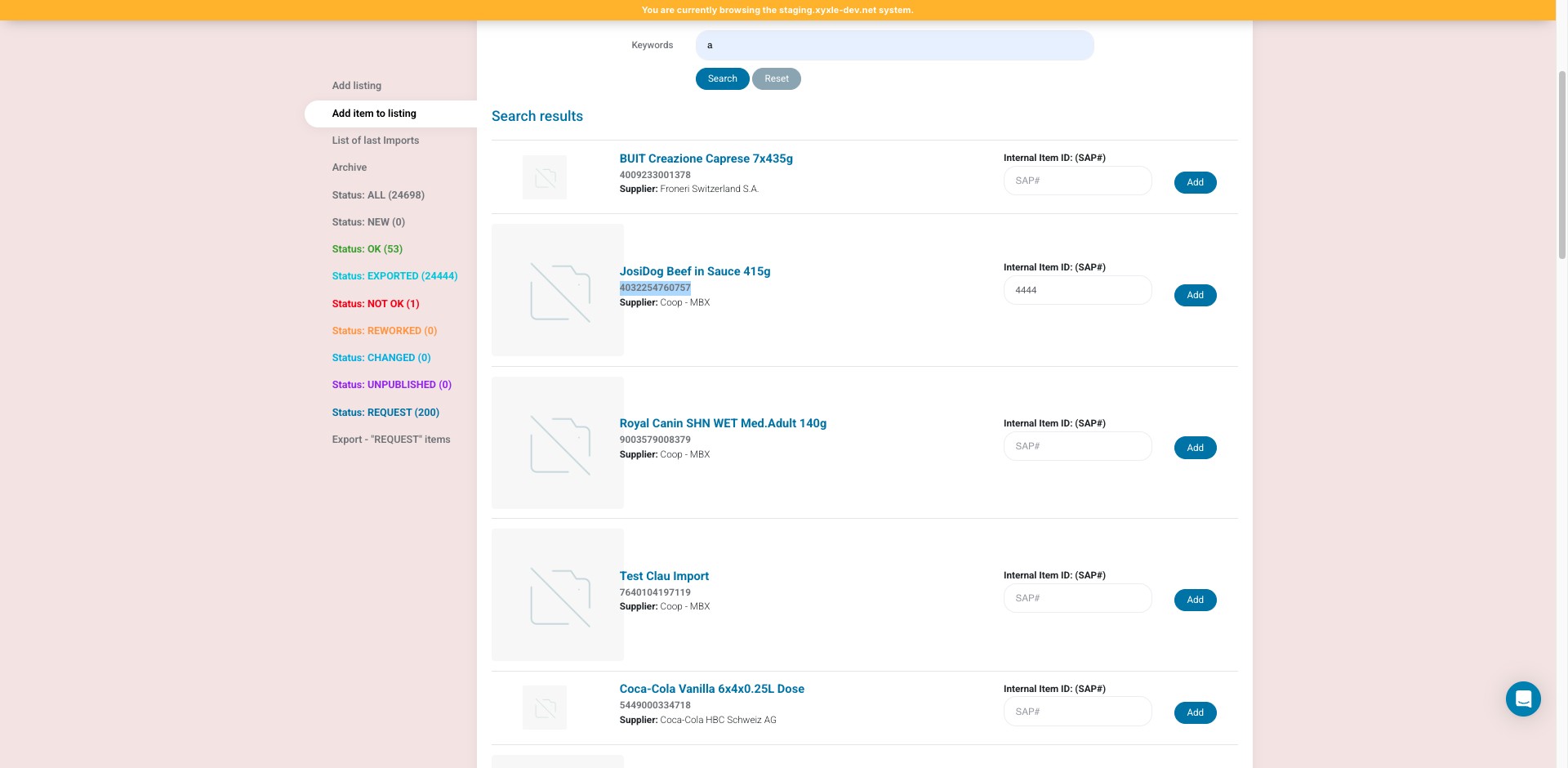 Clicca su “4032254760757”