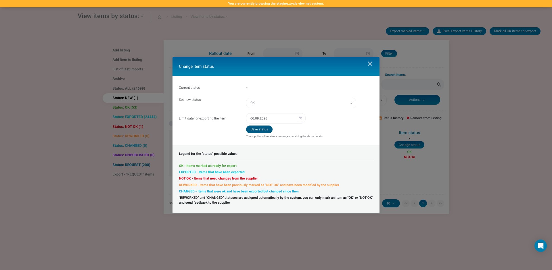 Fare clic su "Salva stato"