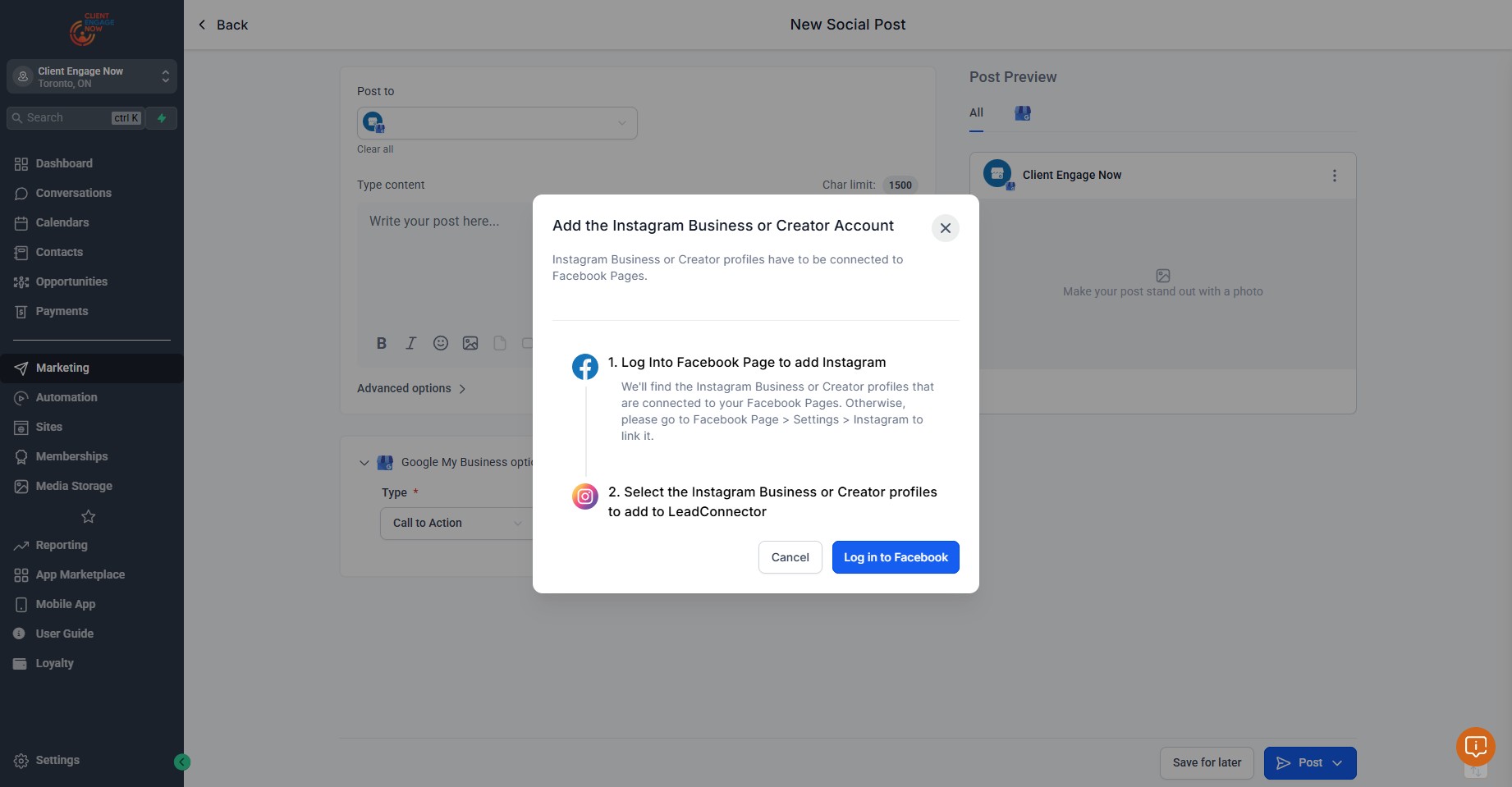 Then proceed with next prompted steps and login to the desired platform