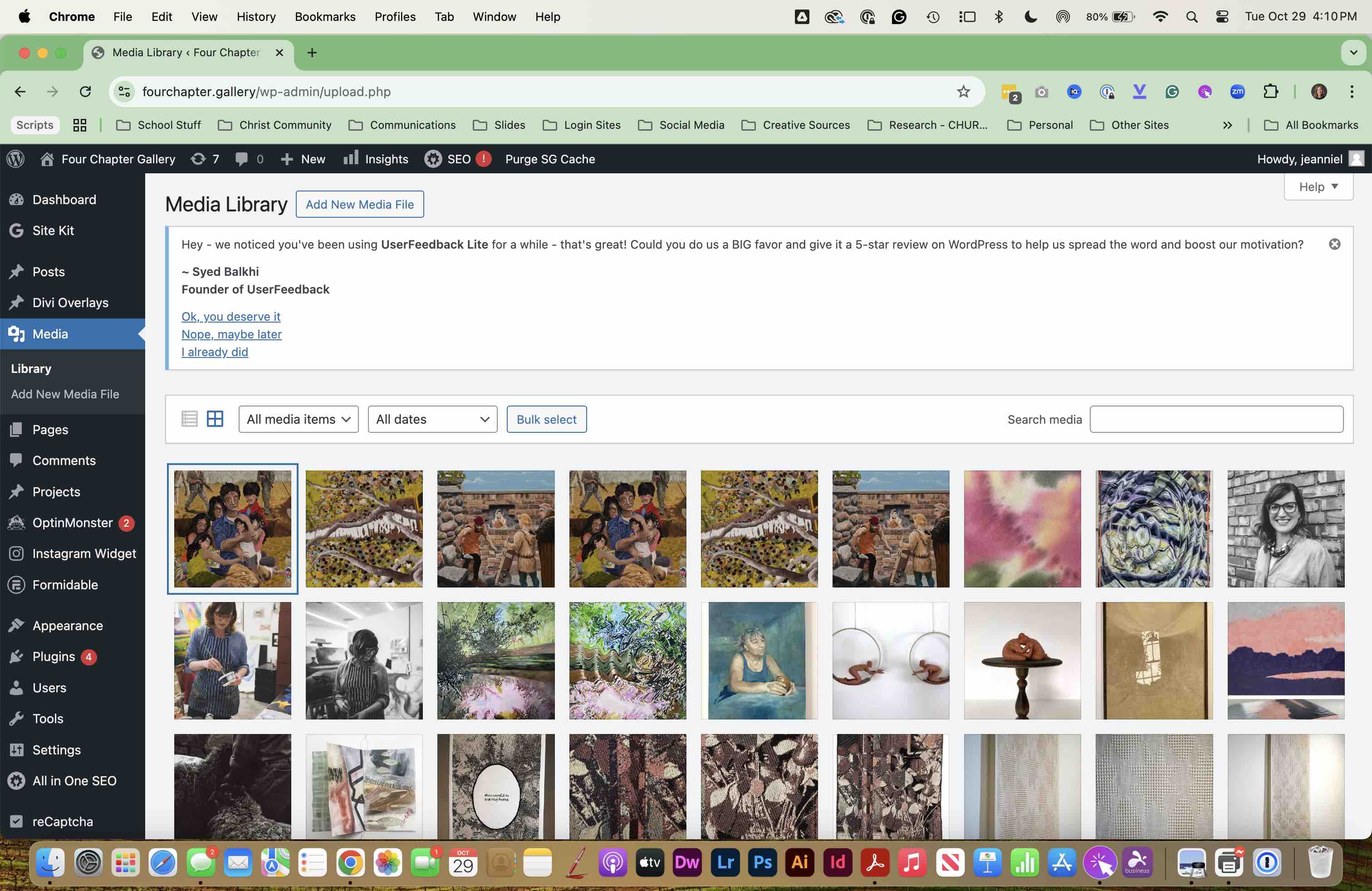 You can check your file sizes here as well.