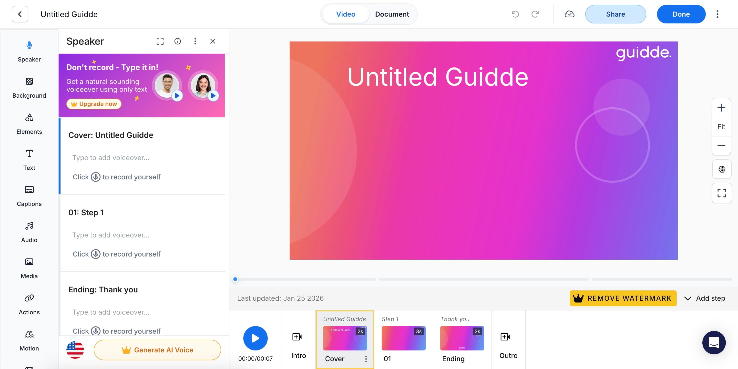 Click on "**Share**"