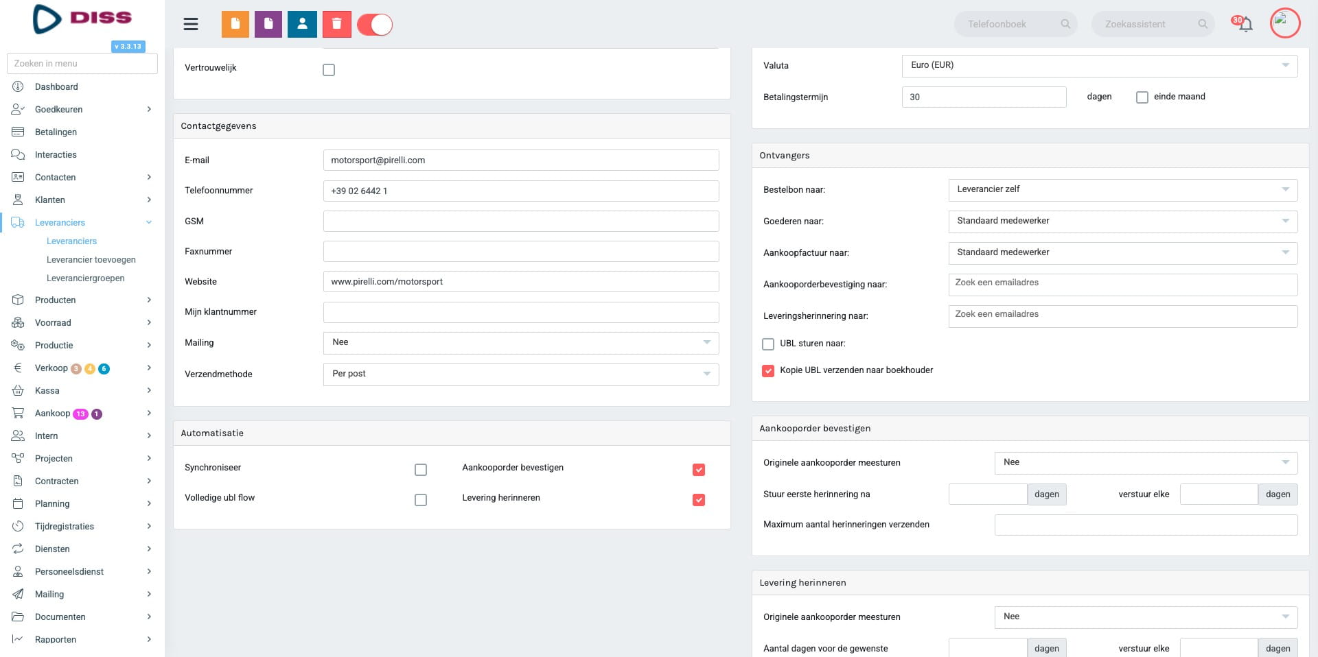 2 nieuwe artikelen, Contact voor bevestiging en bezorgherinnering (controleer of het mogelijk is om meerdere e-mailadressen toe te voegen)