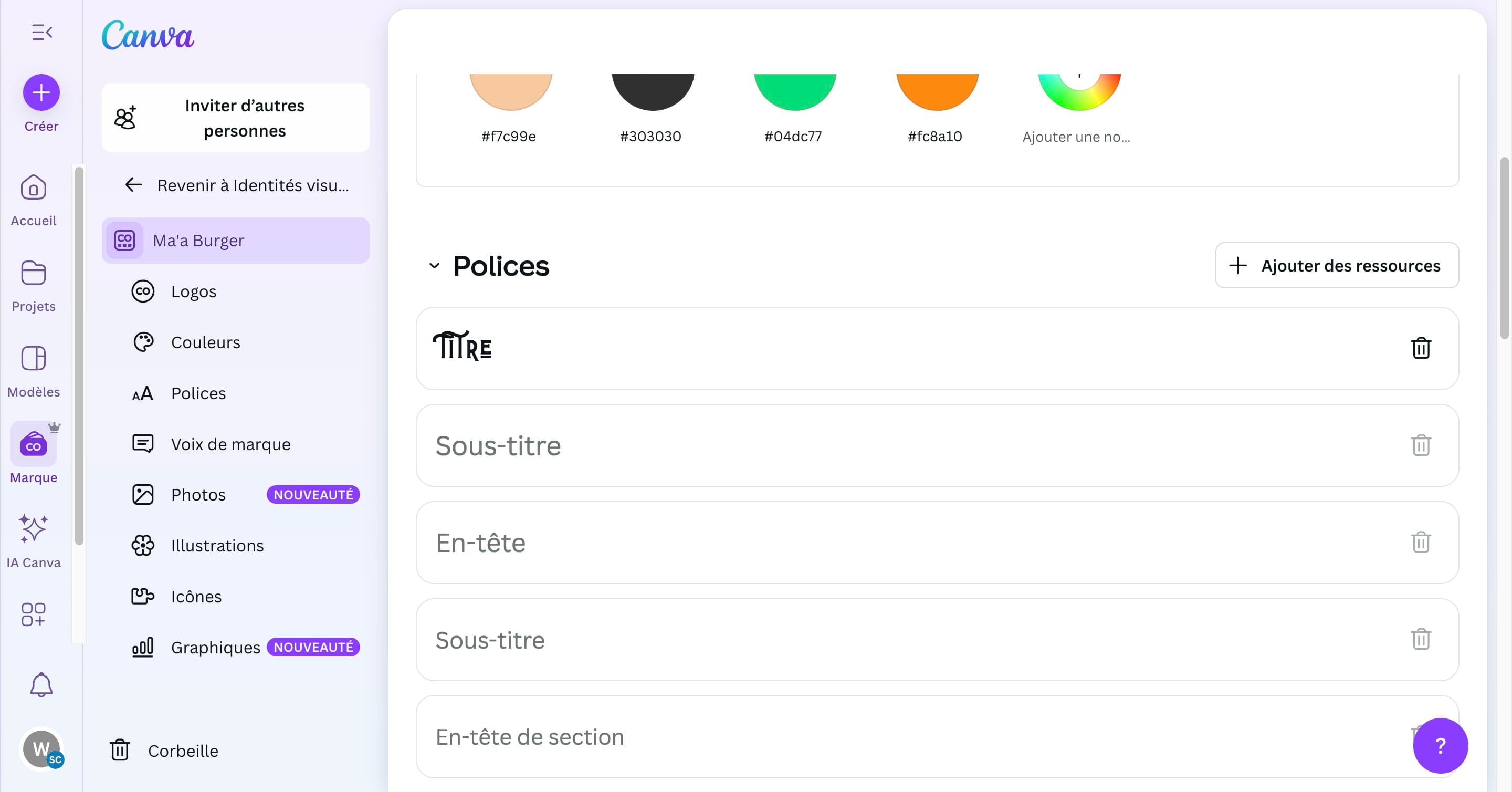 Faire ensuite la même chose pour "Sous-titre"