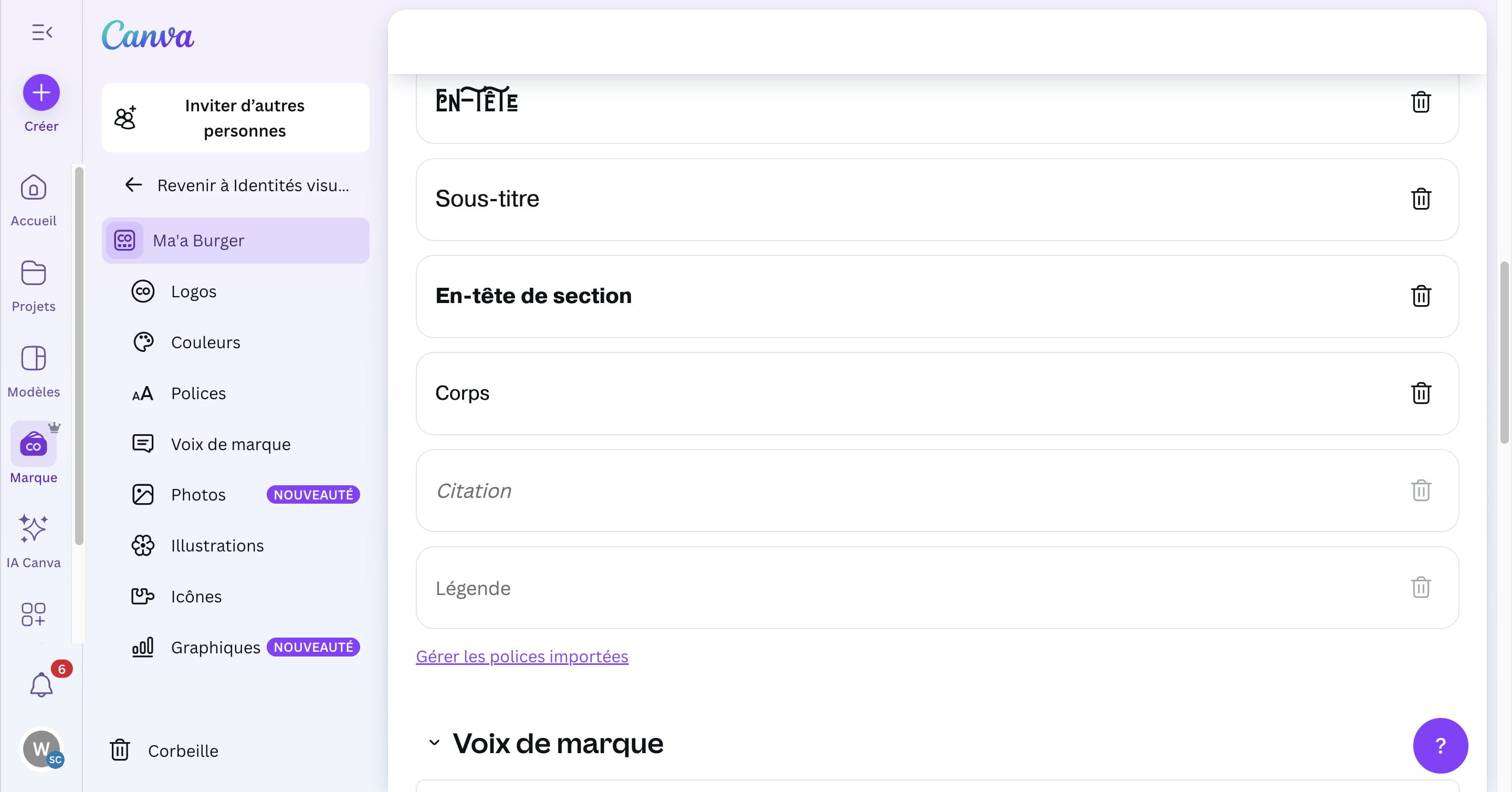 Cliquer sur "Citation"