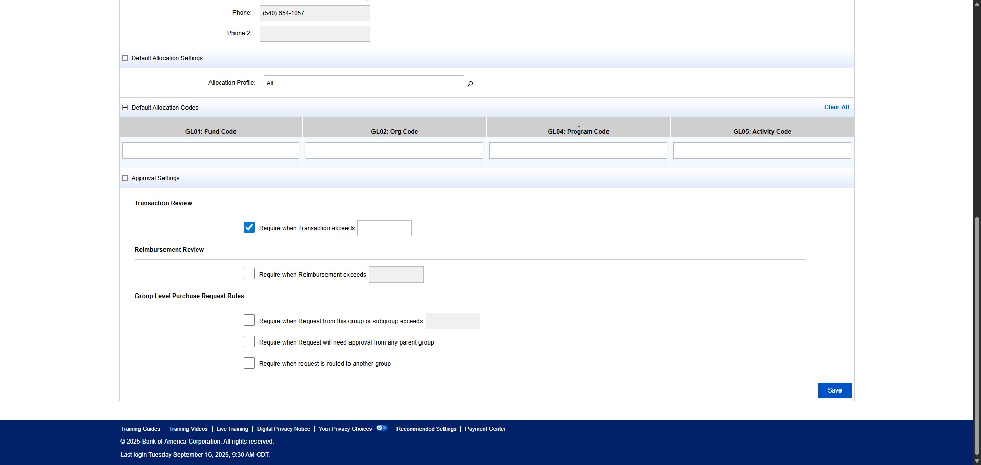 And enter in the amount of -99,999.99.