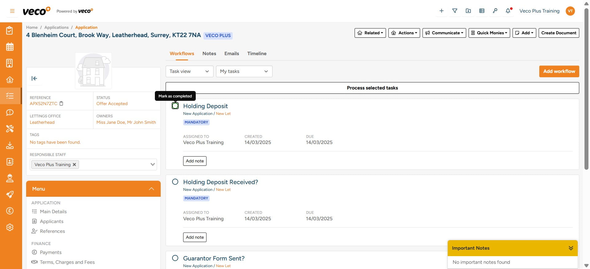 ‘Workflow View’ can be changed to view the Workflow tasks in different ways and you can also filter the tasks to view what has been assigned to you 