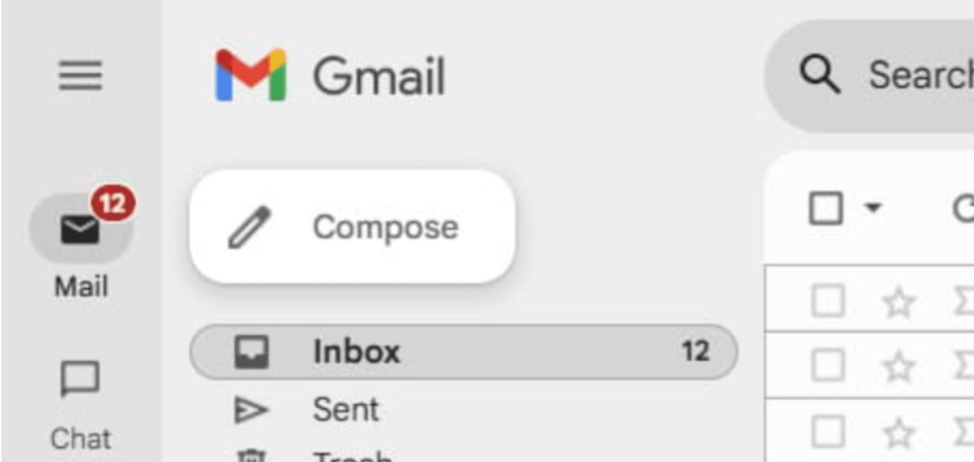 Click on "Compose"