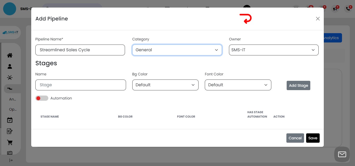 Next, select a category for your pipeline. This category will be used for filtering and organization purposes.