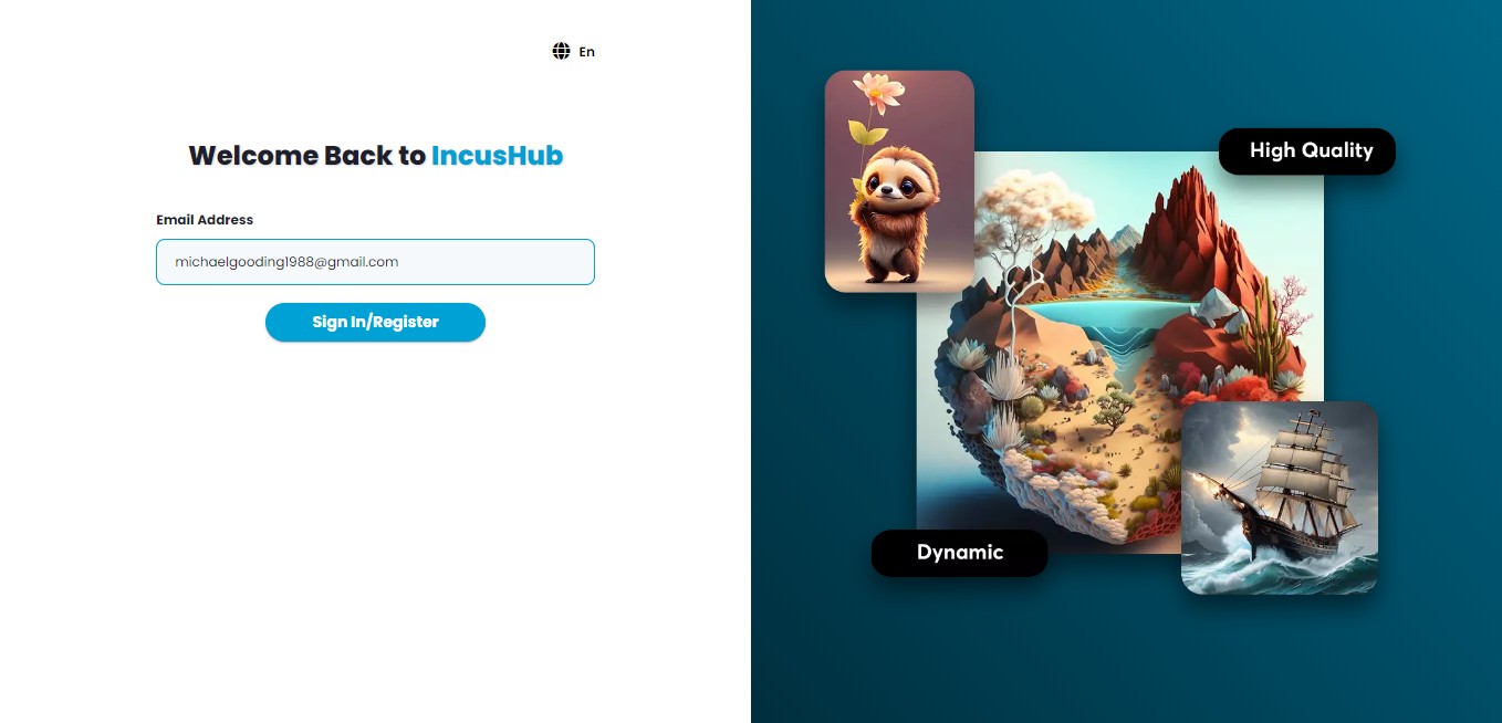 Click on "**SignIn/Register**"