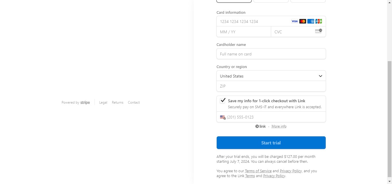 Activating your trial:
To begin your SMS-iT CRM experience:
     1. Fill in your required information
     2. Click "Start Trial" to activate your account
     3. You're now ready to explore the first semi-sentient CRM in existence

Take advantage of this trial period to familiarize yourself with the platform and its unique AI-powered features.