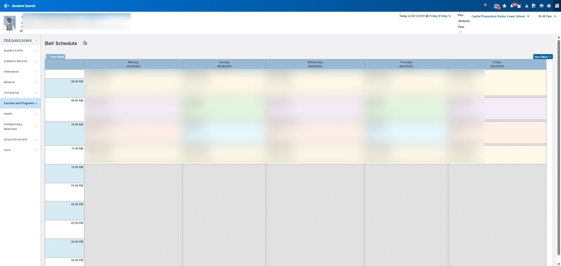 Click on "PSCB Custom Screens"