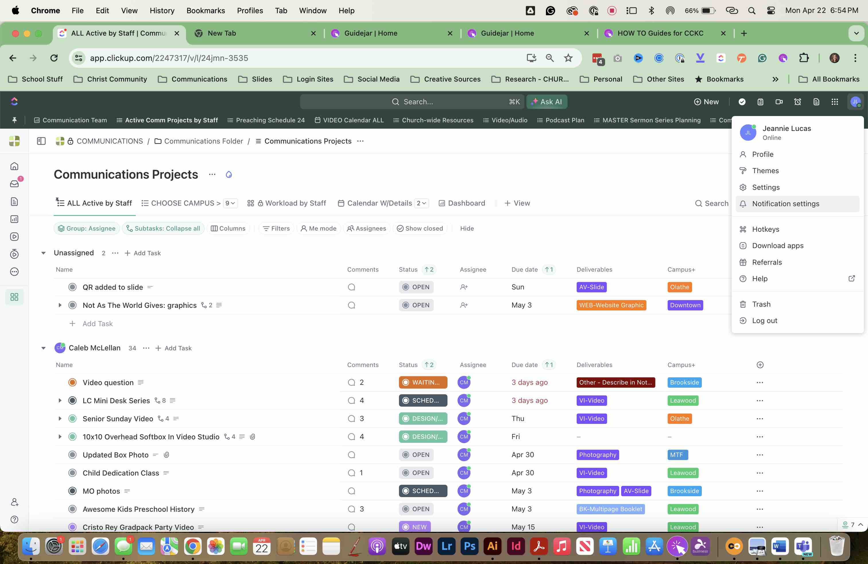 Scroll down and SELECT "NOTIFICATION SETTINGS"