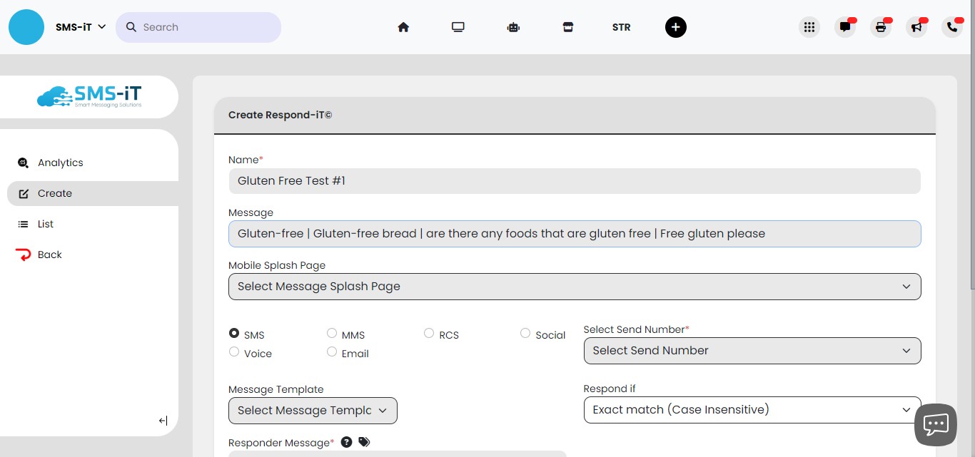 
In the Respond-iT system, the message represents what the individual seeking information will text in to receive a response. Each inquiry is distinguished by a "|" or "pipe" symbol. 