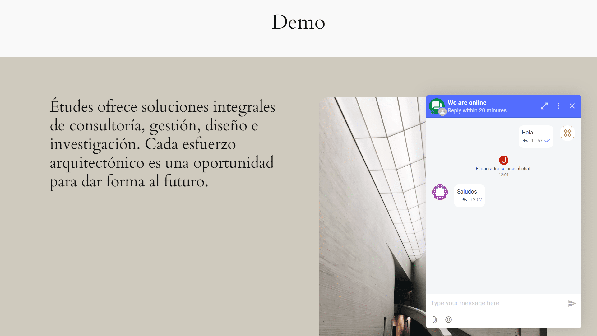 El usuario recibirá la respuesta enviada para lograr atenderle sus inquietudes.