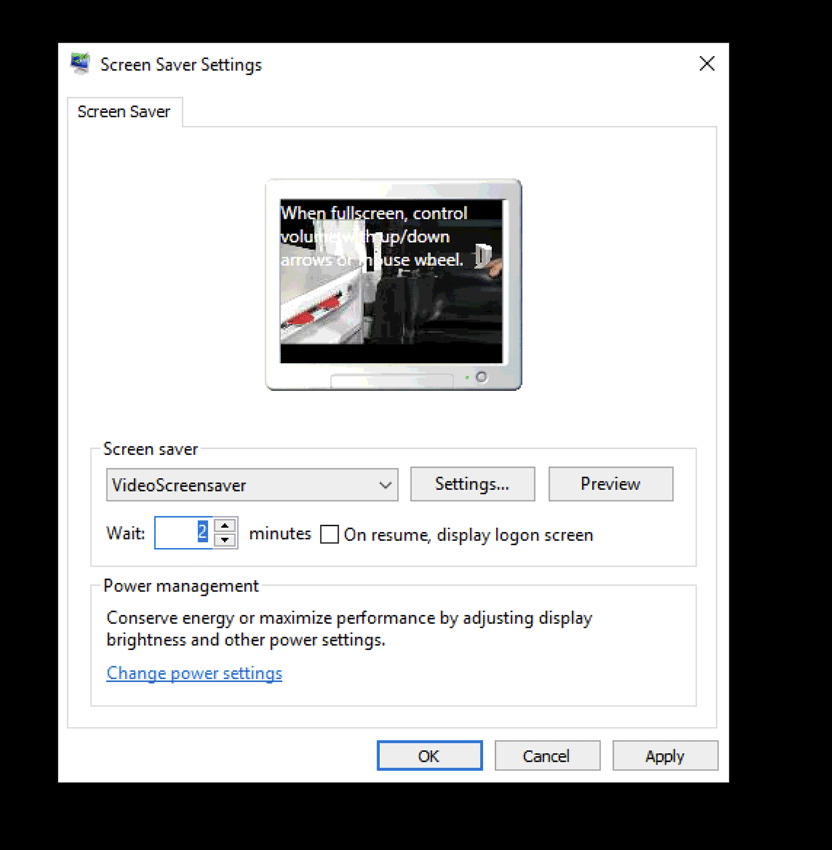 ## Change "Wait:" time to two (2) minutes