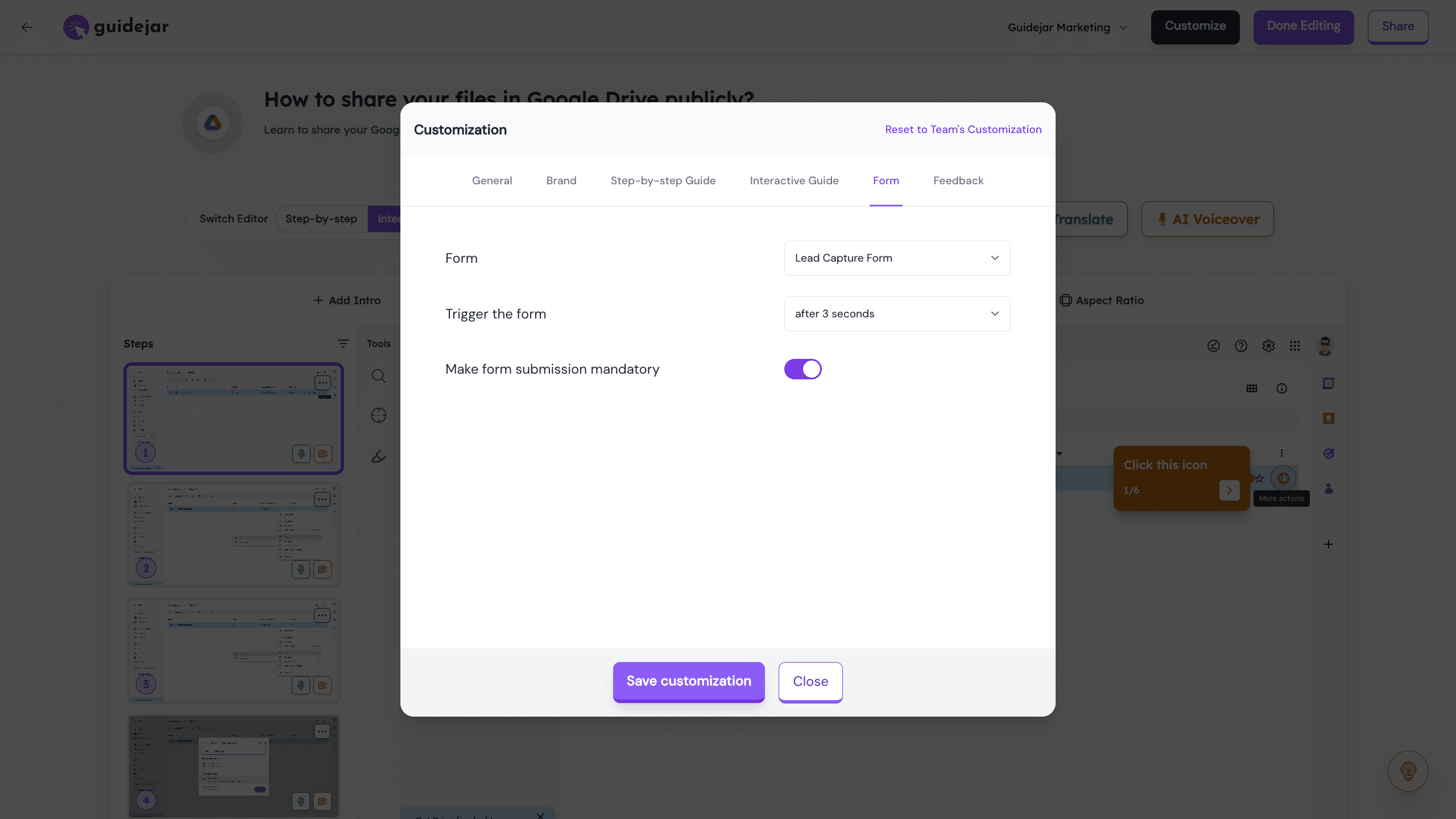 You can make use of our built-in 'Forms' to capture feedback, lead information etc. 