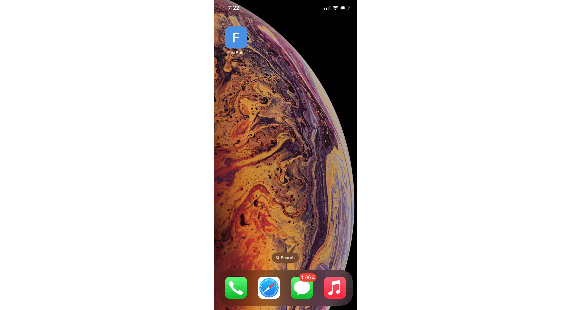Clicking "ADD" will save the Share Your Bot URL on your mobile phone home screen as an app. You can click on it whenever you want to interact with the bot and it will open the chatbot in a safari tab.