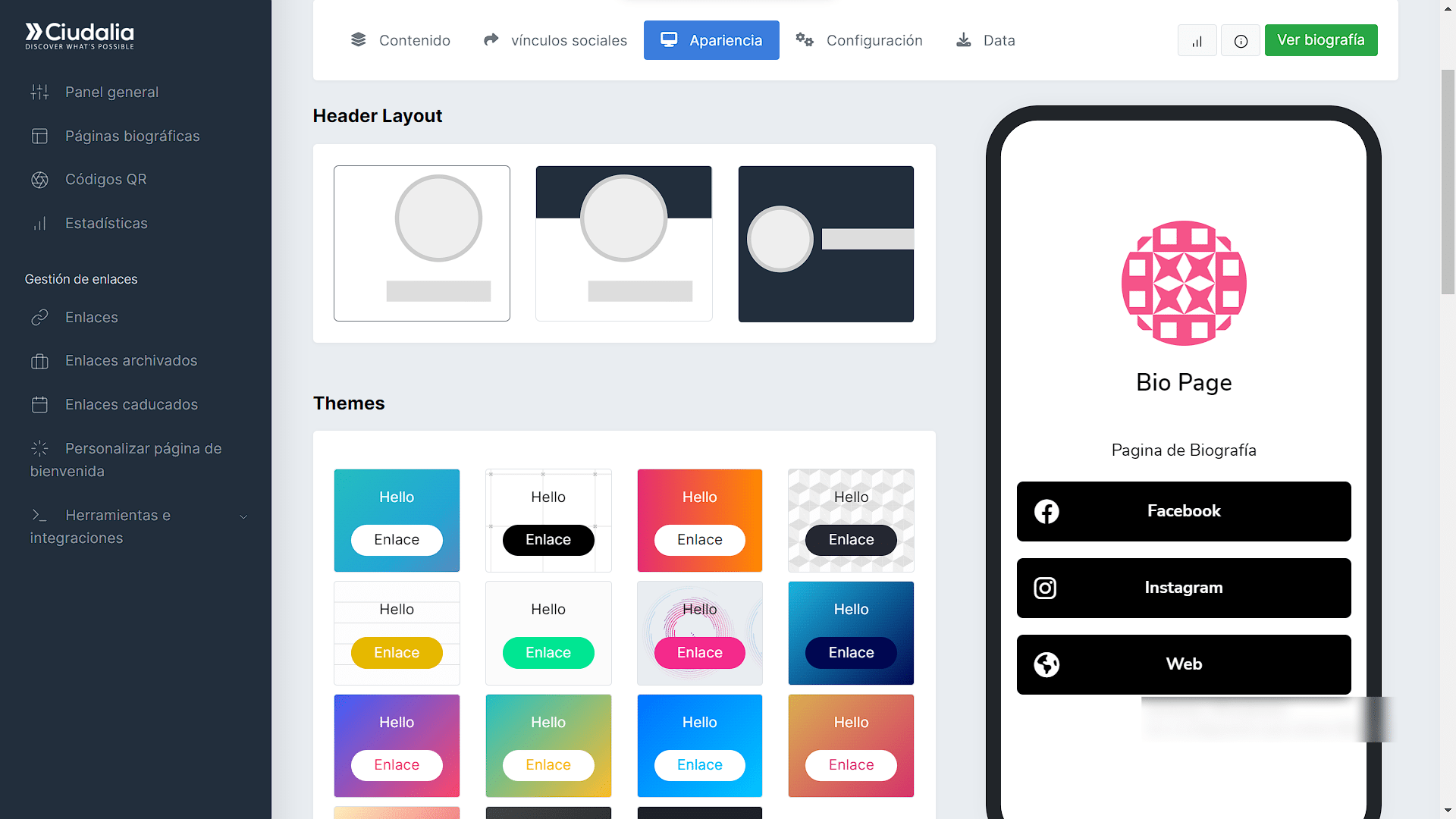 Personaliza la apariencia de tu biografía con tu estilo