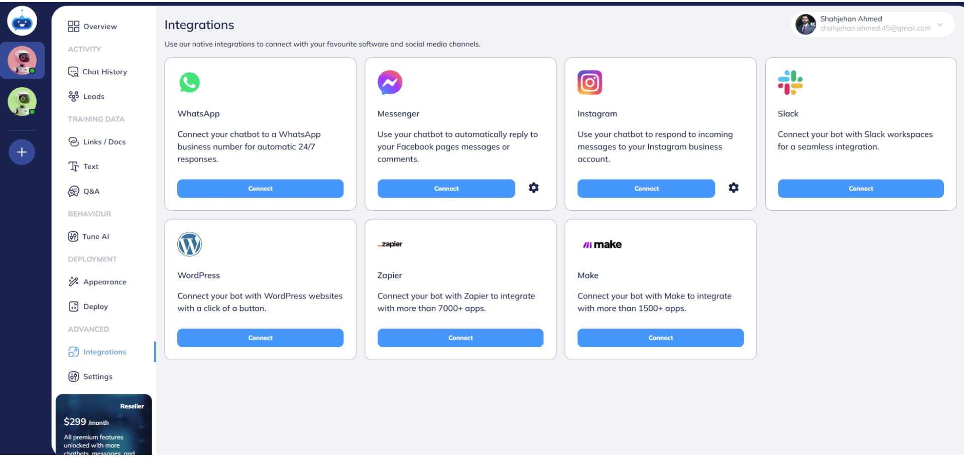 Done! You have successfully integrated your chatbot with your Facebook account 🚀