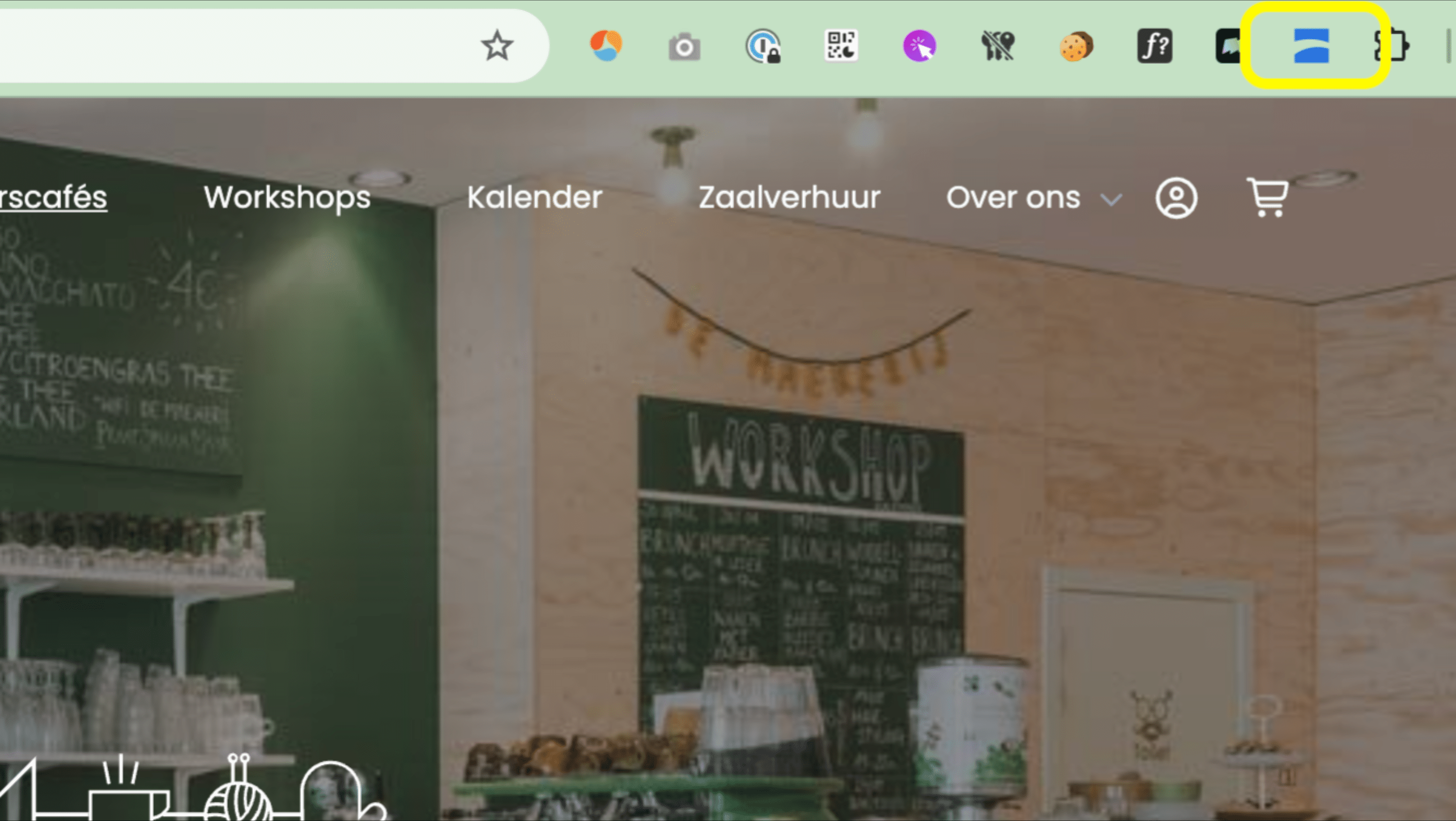 Click on the extension in your browser.