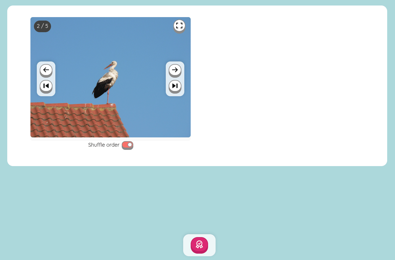Mercury Primary now supports the Slideshow activity type.