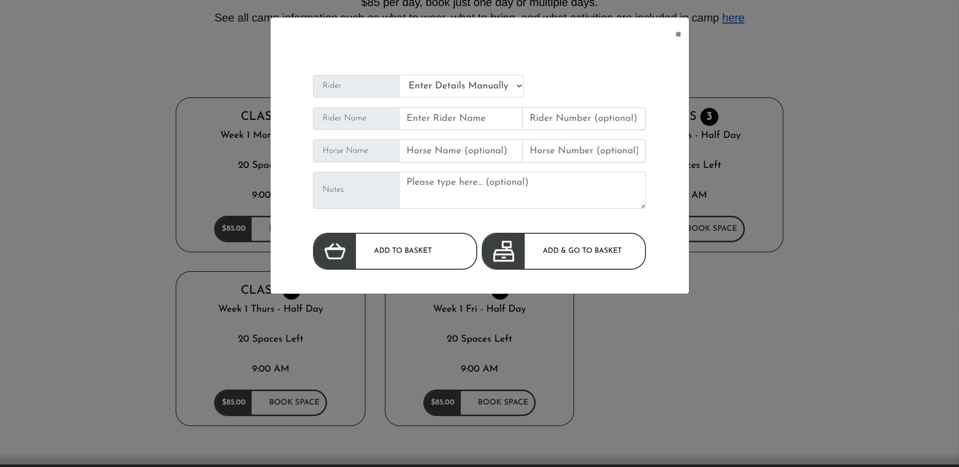 Click on "Enter Details Manually"